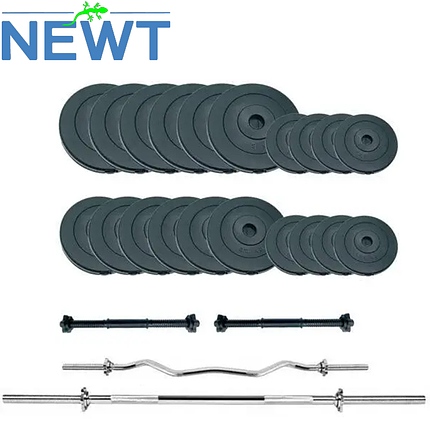 Набір штанги та гантелі розбірні Newt Gym Set 2 Rock Pro 70 кг, фото 1