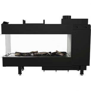 Камінна топка Kratki LEO 100 тунель ліва / права LPG (8,2 кВт), фото 2