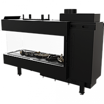 Камінна топка Kratki LEO 100 тунель ліва / права LPG (8,2 кВт), фото 3