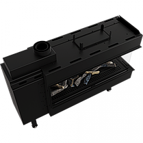 Камінна топка Kratki LEO 100 тунель ліва / права LPG (8,2 кВт), фото 4