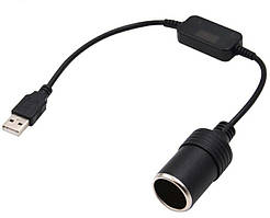 Розетка / перехідник з USB на прикурювач автомобіля / EC5 Jamper