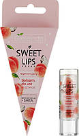 Відновлюючий бальзам для губ "Персик+масло ши" Bielenda Sweet Lips Regenerating Lip Balm