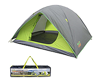 Намет туристичний чотиримісний водонепроникний GreenCamp/Палатка на 4 особи для туризму
