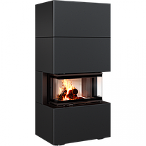 Камінна топка Kratki NBC 7 в обудові HOME EASY BOX стальний - чорний, фото 2