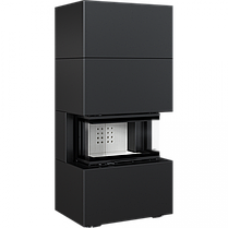 Камінна топка Kratki NBC 7 в обудові HOME EASY BOX стальний - чорний, фото 3