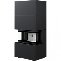 Камінна топка Kratki NBC 7 в обудові HOME EASY BOX стальний - чорний, фото 5