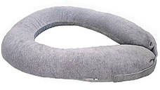 Подушка-укладка для дітей з інвалідністю або ДЦП, ТМ Лежебока, довжина - 2 м, Сірого кольору, фото 2