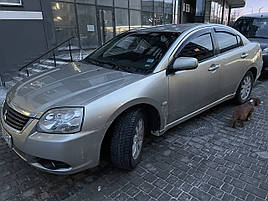 Дефлектори вікон (вітровики) Mitsubishi Galant 2004 -> 4D 4шт (HIC)