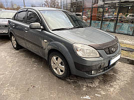 Дефлектори вікон (вітровики) Kia Rio 2005-2011 Sedan седан (HIC)