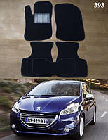Ворсовые коврики на Peugeot 208 '12-19
