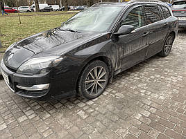 Дефлектори вікон (вітровики) Renault Laguna III 2007-> 5D combi 4шт (Heko)