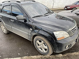 Дефлектори вікон (вітровики) Kia Sorento 2001-2009 4 шт (HIC)