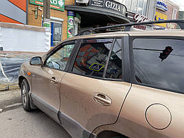Дефлектори вікон (вітровики) HYUNDAI SANTA FE - 5d 2000+ (HEKO)