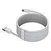Кабель зарядный USB Type-A to Type-C Baseus Simple Wisdom Data Cable 40W 5A 2 шт 1.5 м White (TZCATZJ-02), фото 4