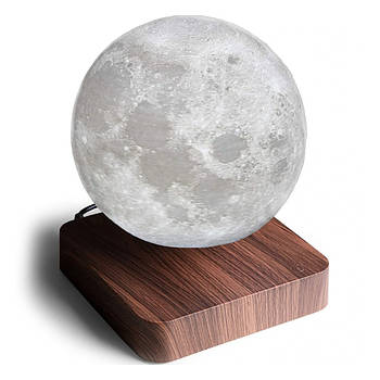 Левітуючий нічник світильник 3D Magnetic Moon 1 / Настільний магнітний нічник