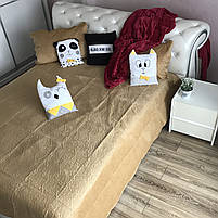 Комплект покривало з наволочками на ліжко, колір Бежевий (P-C5), фото 7