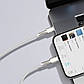 Кабель Baseus Cafule Metal Type-C to Lightning PD 20W (1m) white, фото 5
