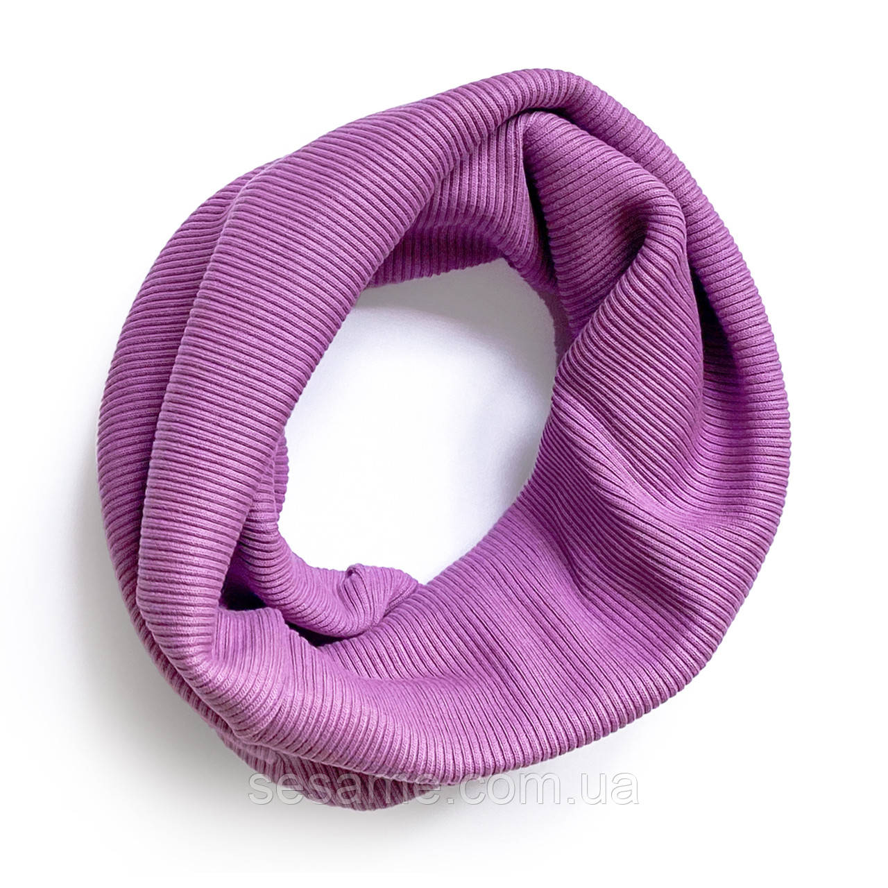 Снуд дитячий Сереневий, шарф-снуд для дитини