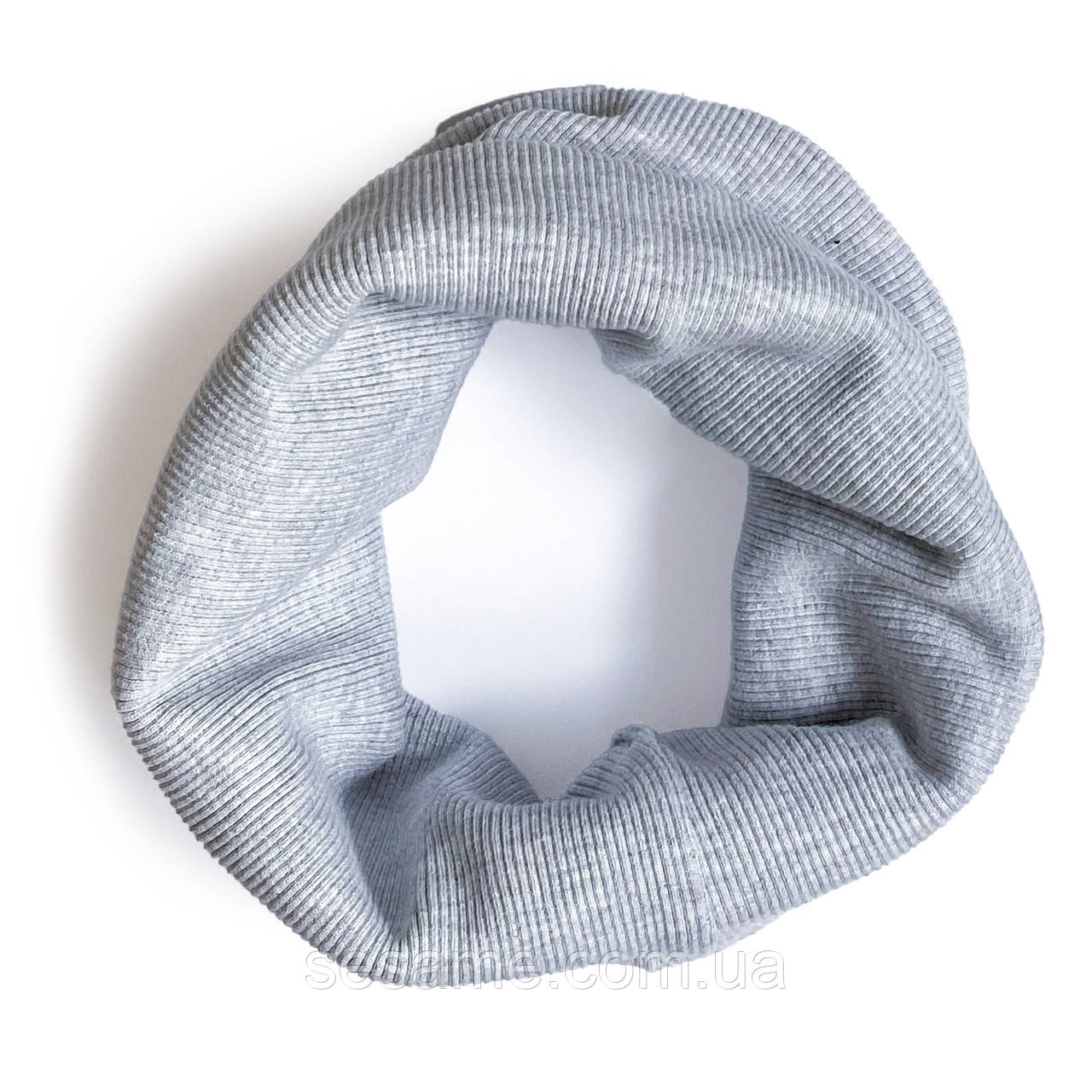 Снуд детский Серый, шарф-снуд для ребёнка