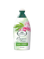 Пена, гель для душу з коноплею і трояндою L'angelica Canapa & Rosa, 500 ml Італія