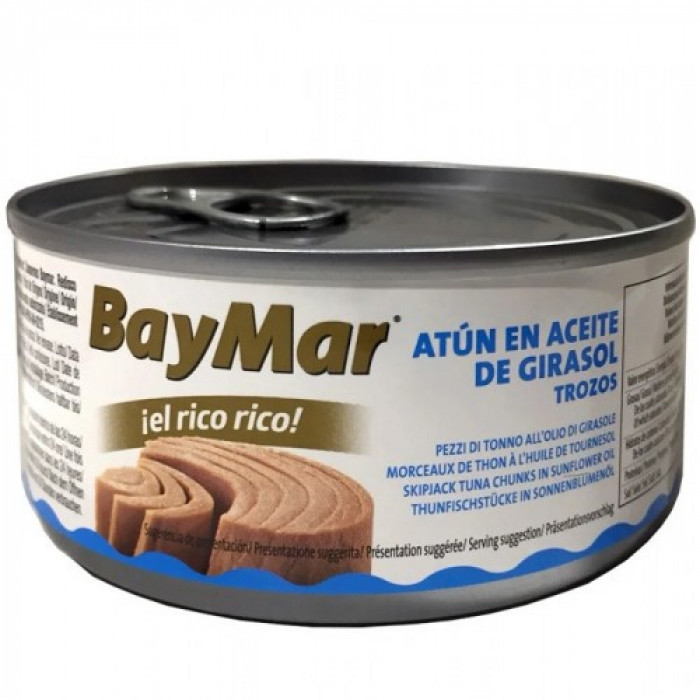 Тунець в олії BayMar Atun en de girasol 160г, 24 шт/ящ, фото 1