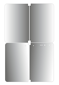 Бронеплівка Microsoft Surface Duo Комплект: для передньої і задньої панелі поліуретанова SoftGlass