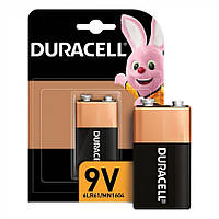 Батарейка щелочная Duracell 6LR61 MN1604 9V 5000394066267 (крона / 6F22)