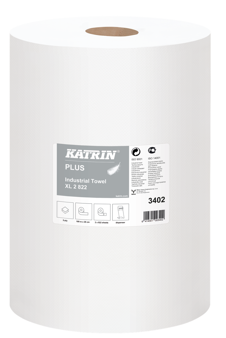 Промисловий паперовий рушник 3402 Katrin Plus XL2