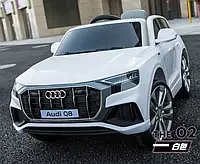 Детский электромобиль джип Audi Q8 Bambi белый