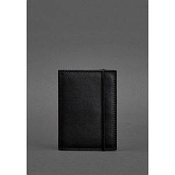 Шкіряна обкладинка для паспорта 2.0 чорна