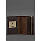Кожаная обложка для паспорта 1.0 темно-коричневая, фото 3