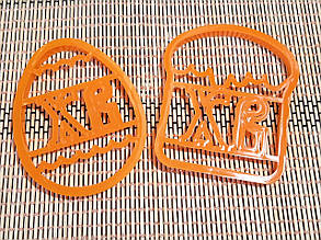 Форма для вирізування великоднього печива, пряників 2 шт.