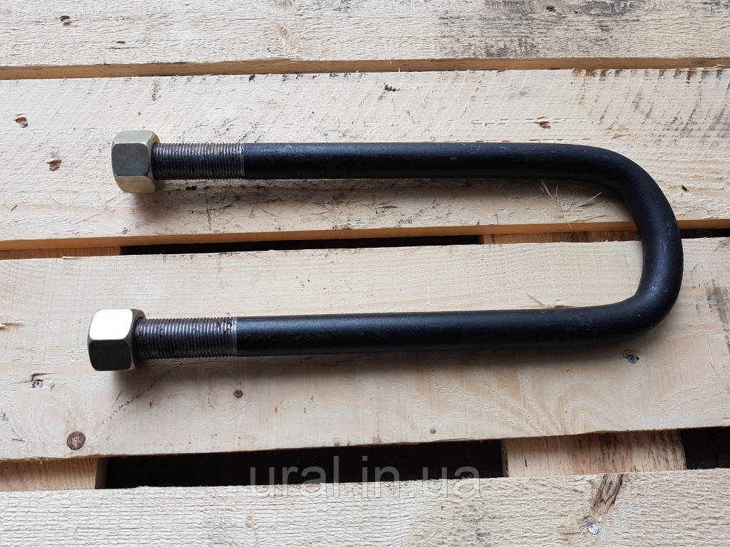 Стремінка задньої ресори (Ø 24 мм, L 350 мм) з гайками 4320-2912408 (ОРИГІНАЛ), фото 1