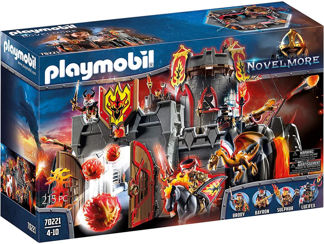 Плеймобіл фортеця Бернем Playmobil 70221 Novelmore Burnham Raiders Fortress Playset