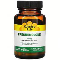 Прегненолон Country Life "Pregnenolone" 30 мг (60 капсул)