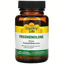 Прегненолон Country Life "Pregnenolone" 30 мг (60 капсул)
