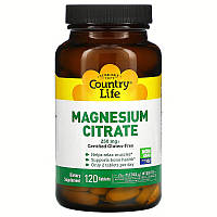 Цитрат магния Country Life "Magnesium Citrate" 250 мг (120 таблеток)