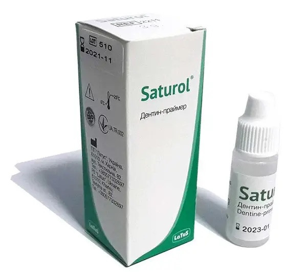 Saturol, флакон 3 г, дентин-праймер, зволожувальний агент, Latus, (Сатурол Латус)