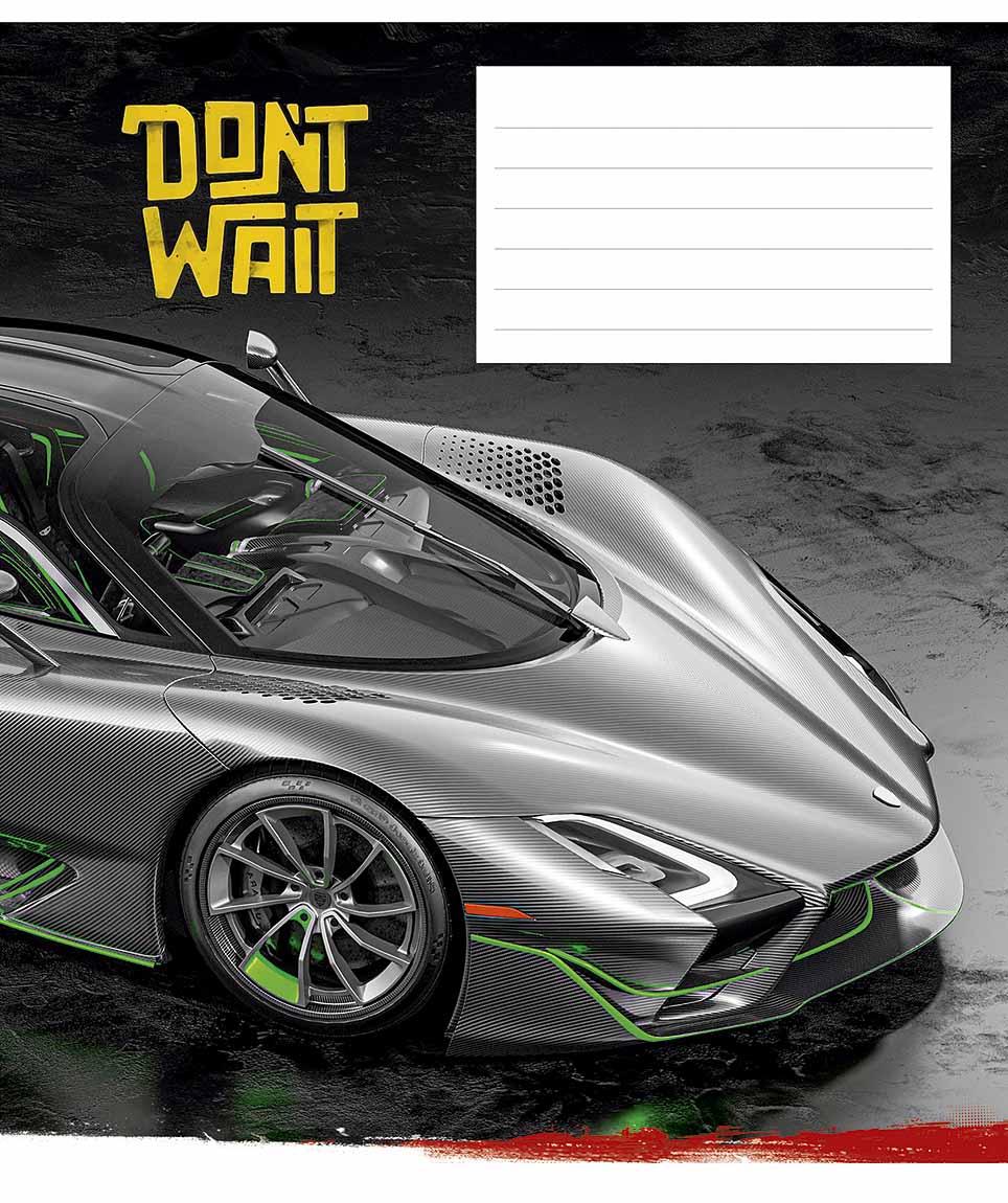 Зошит 12арк. кліт. Школярик "Dont wait" виб.Уф-лак №012-3098K(30)(300)