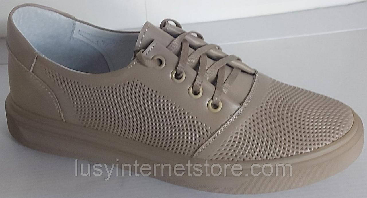 Кеди жіночі шкіряні від виробника модель ТН22-202, фото 1