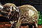 Слон латунний з гравіюванням ручної роботи, 40 см, фото 4