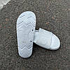 Super Girl серебряные Шлепки резиновые тапочки тапки женские пляжные шльопанці гумові тапочки срібні, фото 6