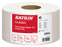Класичний туалетний папір 2504 Katrin Classic Gigant White S2