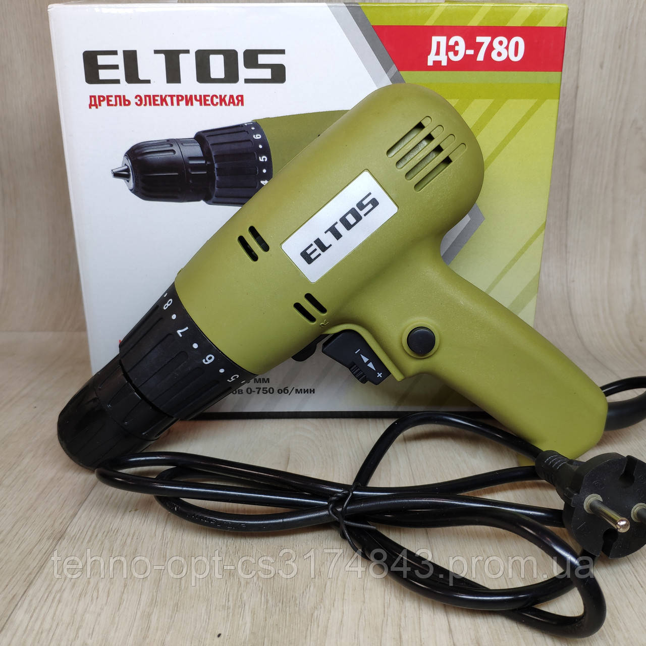 Шуруповерт мережевий Eltos ДЕ-780