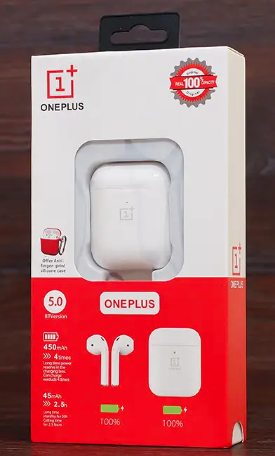 Бездротові навушники TWS OnePlus Buds 1+, Білий