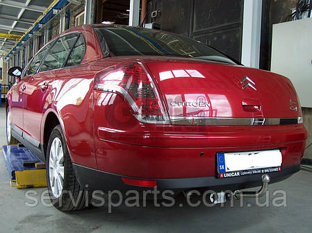 Фаркоп Citroen C4 Sedan 2008-2013 (Сітроен С4 седан) без зняття бампера, фото 1