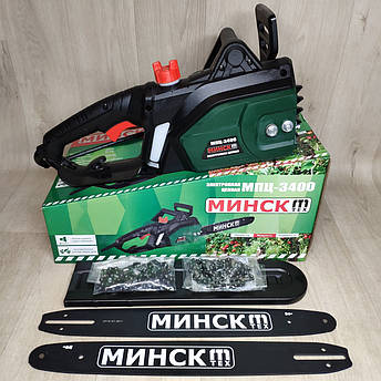Електропила Мінськ МПЦ-3400 ( 2 шини два ланцюги ), фото 2