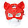 Преміуммаска кішечки LoveCraft, натуральна шкіра, червона, фото 6