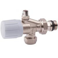 Вентиль 2-кутовий термостатичний із вбудованим повітровідвідником
