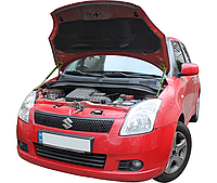 Газовый упор капота Suzuki Swift 2 (2005-2010) (2 шт)